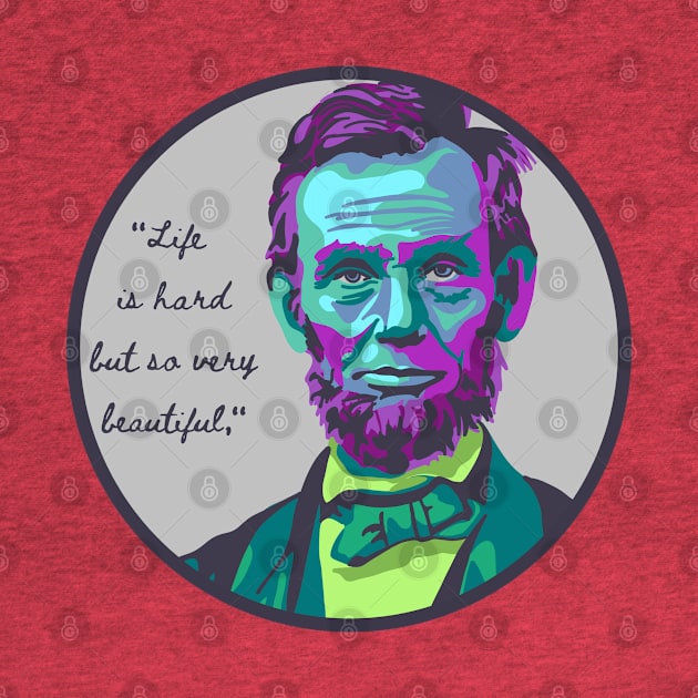 Abraham Lincoln Portrait by Slightly Unhinged